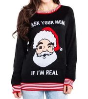 Tipsy Elves Ask Your Mom If I'm Real Funny Ugly Christmas Sweater Size XXL