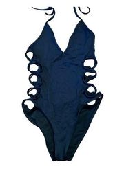 Frederick's of Hollywood Black One Piece Bathing Suit