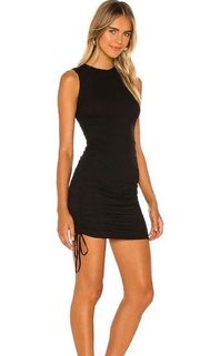 Steve Madden smokeshow dress black ribbed bodycon