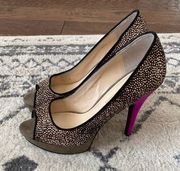 Enzo Angiolini peep toe heels▪️size 7.5