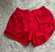 Red Hotty Hot Shorts 4”