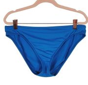 La Blanca Blue Bikini Bottom Sz 12 NWOT