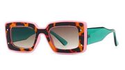 Pink Cheetah Print Sunglasses