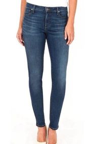 Women's Donna High Rise Skinny Ankle Jeans Medium Wash Sz 10