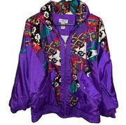 Vintage 80s/90s Retro Funky Windbreaker Jacket