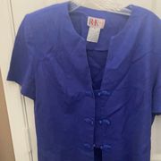 R & k linen blend short sleeved jacket 10