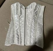 White lace Corset top size small