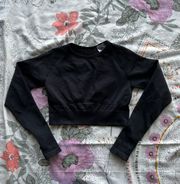 Long Sleeve Fitted Crop Top