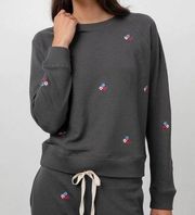 RAILS Theo & Oakland Sweatshirt in Vintage Black Flower Buds