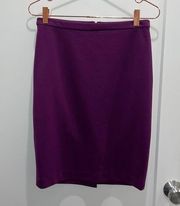 THE LIMITED PURPLE PENCIL SKIRT SIZE 4
