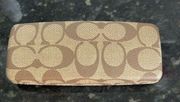 Coach coated canvas eyeglass case brand new