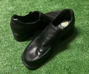 Earth Spirit Gerlon 2000 Sophia Black Clogs Heeled Shoes Slip-On Size 8.5