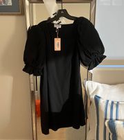 Black Linen Dress With Pockets