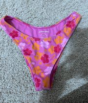 pac sun flower swimsuit bottoms 