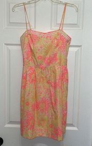 Lilly Pulitzer Bethany Dress Resort White Sunkissed with Glow