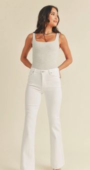 White Flare Jeans