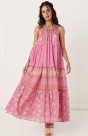 NWT Spell & The Gypsy Utopia Strappy Sundress in Flamingo XS