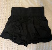 Black High Waisted Athletic Shorts