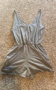 PINK Victoria’s Secret Gray Romper