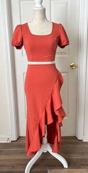 Orange Two Piece Set