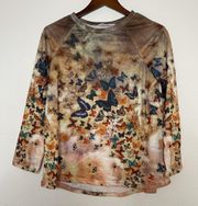 MissLook Butterfly Long Sleeve Tee