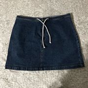 Stretch Denim Skirt