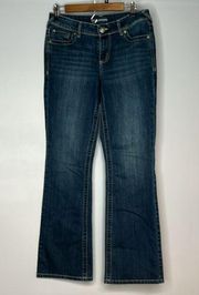 MAURICES BLUE JEANS STRAIGHT-LEG WOMENS SIZE 6 regular