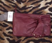 NWT Danielle Nicole Clutch Wine Color