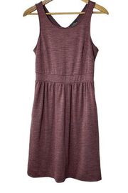 Market & Spruce Maroon Tank Fit & Flare Dress Women's Size Small