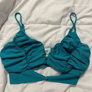 Turquoise Princess Polly Crop Top