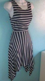 Majestic Filatures Striped Linen Dress Size 1