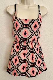 Like new Aztec print  romper.