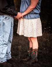 Knee High Tooled Western Cowgirl Cowboy Boots 