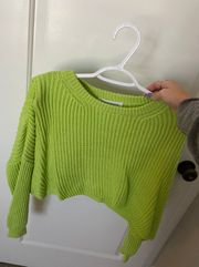 Pants store green sweater 