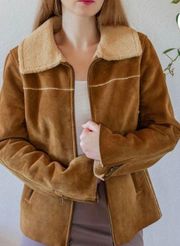 Vintage  suede shearling jacket