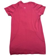 Swiftly Tech Short Sleeve Raspberry Shirt Size 6