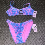 Wild Fable Pink Floral Bikini Set