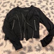 Black Moto Jacket