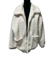 C&C California Cream Plush Jacket size‎ XL