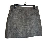 Express High Rise Mini Skirt Gray Plaid 10 NWT