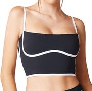 Black & White Sports Bra