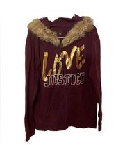 Justice Hoodie Jacket size 24plus