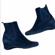 Aquatalia black suede leather boots size 37/7