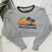 Steve & Barry's Retro California Crop Long Sleeve