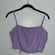 Purple Tank/Crop top