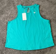 Womens Best Teal Power Tank Top