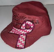 NWT Pink Ribbon Dusty Rose Pink Trucker Hat