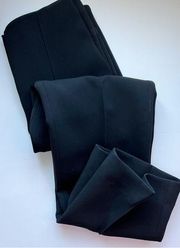 Diane Von Furstenberg • Black Pleat Front Trouser Pants