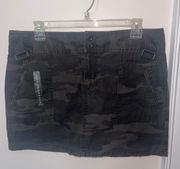 Camo Mini Skirt