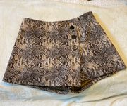 Snakeskin Skort